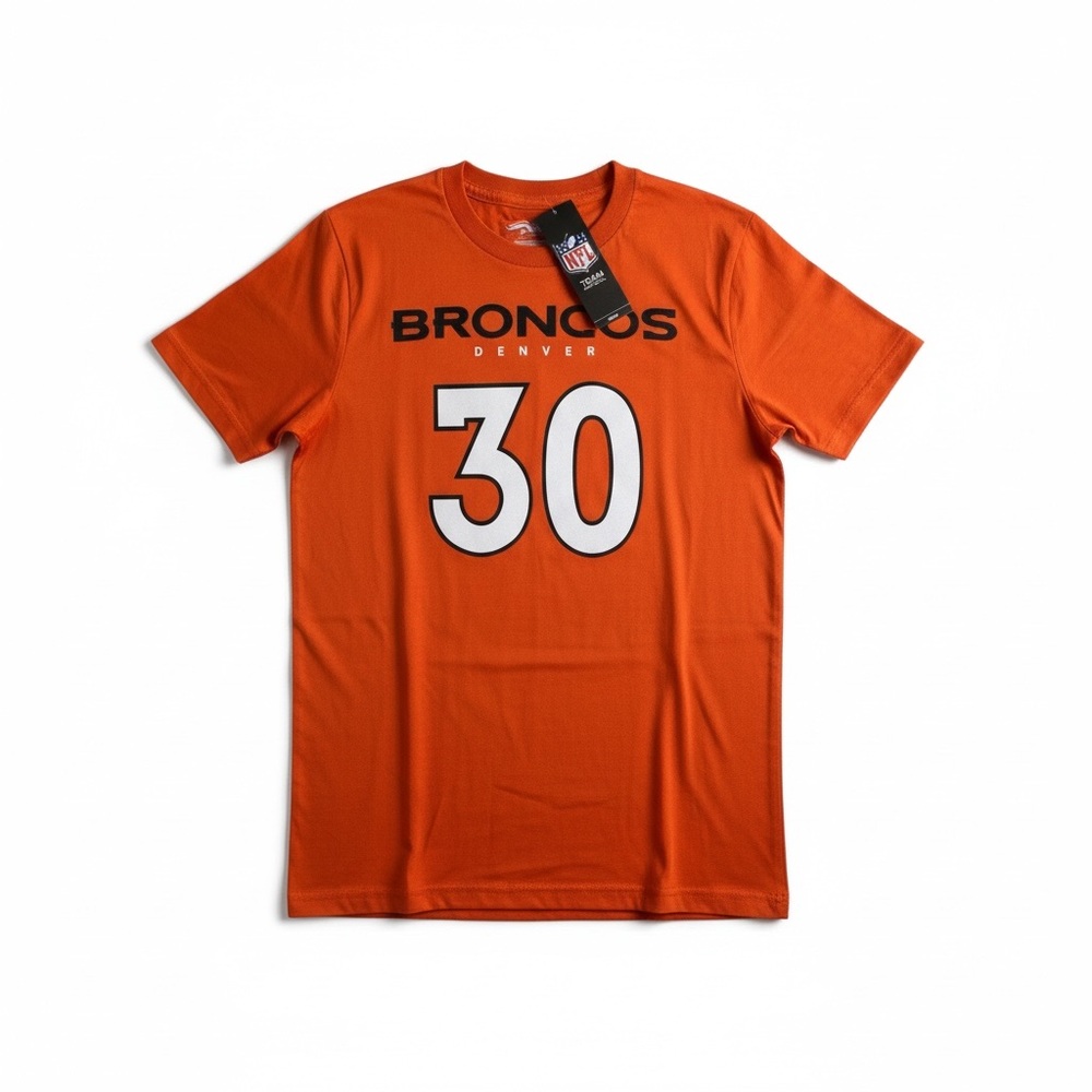Nike NFL Kids Denver Broncos Terrell Davis #30 T-Shirt Youth Large NWT